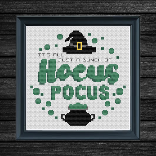 Just A Bunch Of Hocus Pocus - PDF Instant Download Cross Stitch Pattern