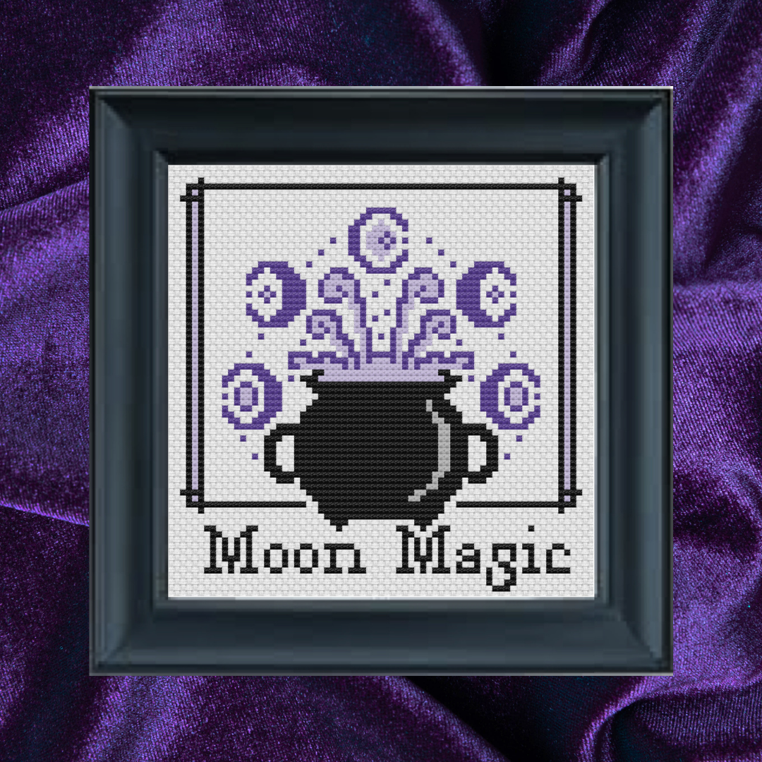 Moon Magic - PDF Instant Download Cross Stitch Pattern