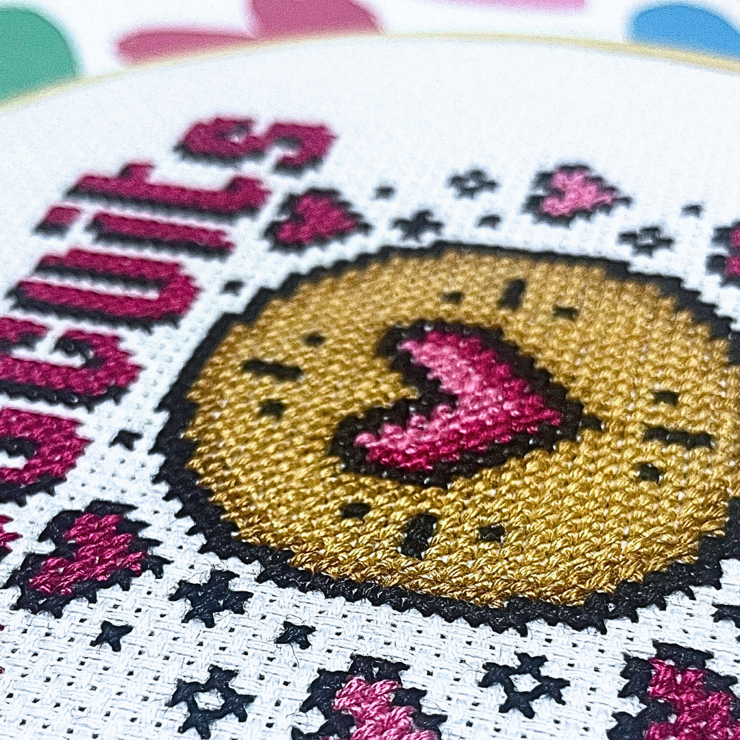 Biscuits Before Boyfriends - PDF Instant Download Cross Stitch Pattern